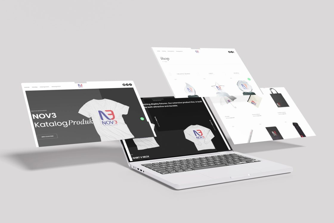 Portofolio Website E-commerce: Katalog Merchandise NOV3